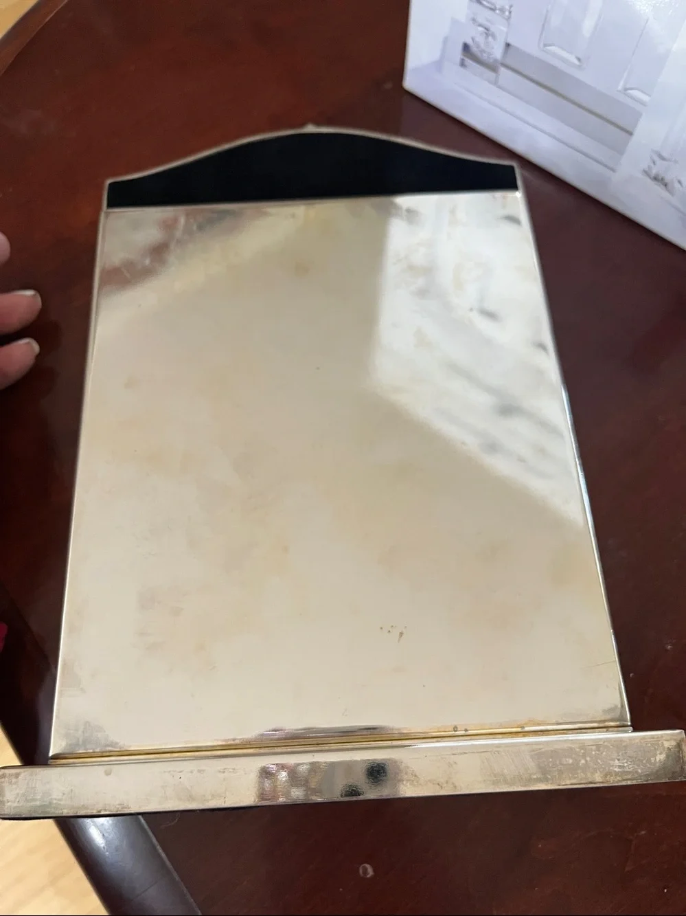 INTERNATIONAL Silver Company Vintage Door Shaped Photo Album Book NIB